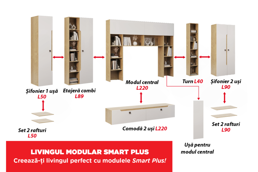 Living Plus Living Smart Plus L320 - Mobila LEMS