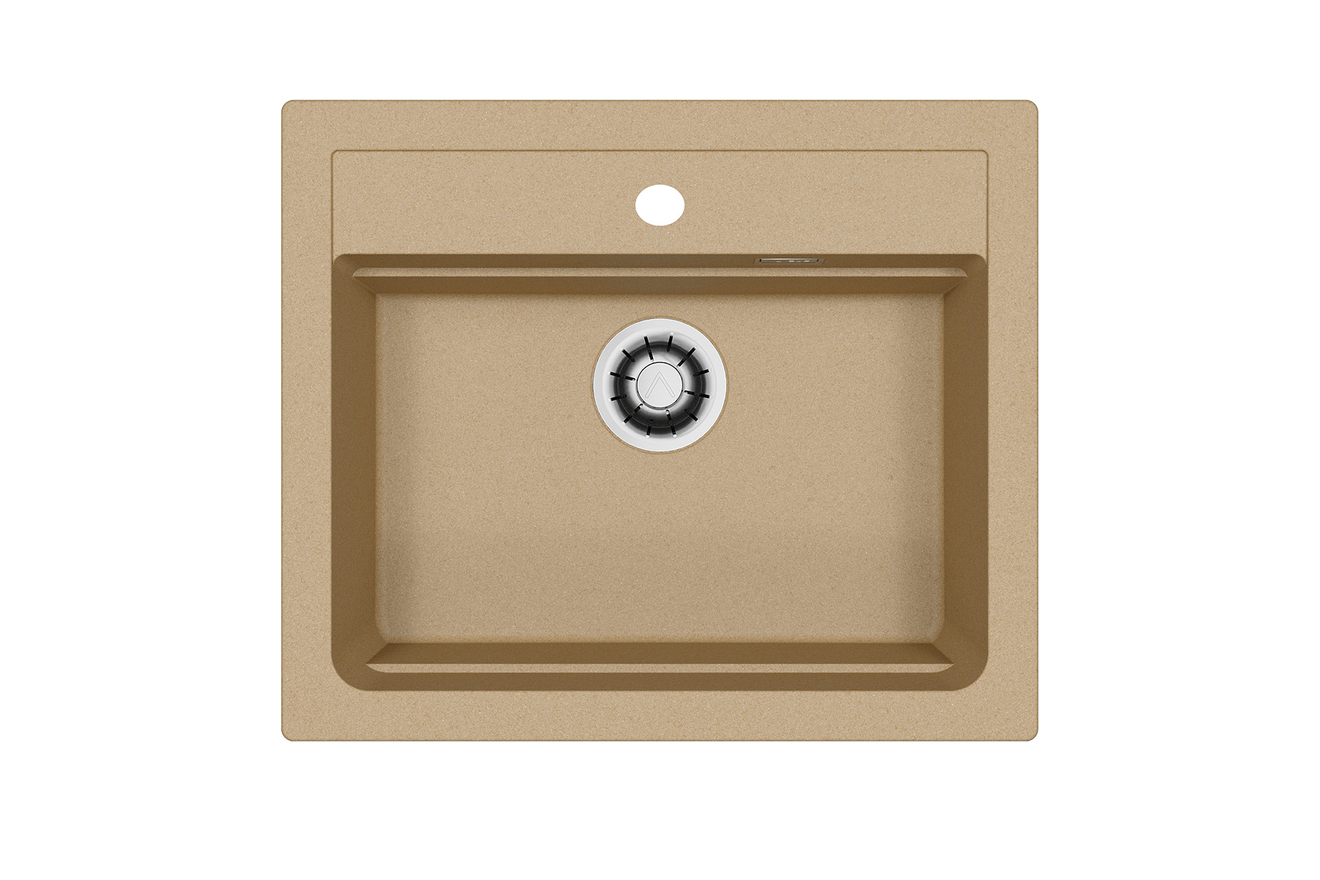 Pachet chiuvetă Alveus Atrox 30 Bej + baterie Jana G55 bej + sită inox - imagine 2