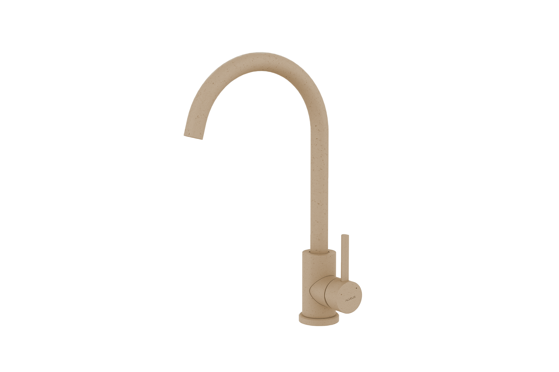 Pachet chiuvetă Alveus Atrox 30 Bej + baterie Jana G55 bej + sită inox - imagine 3