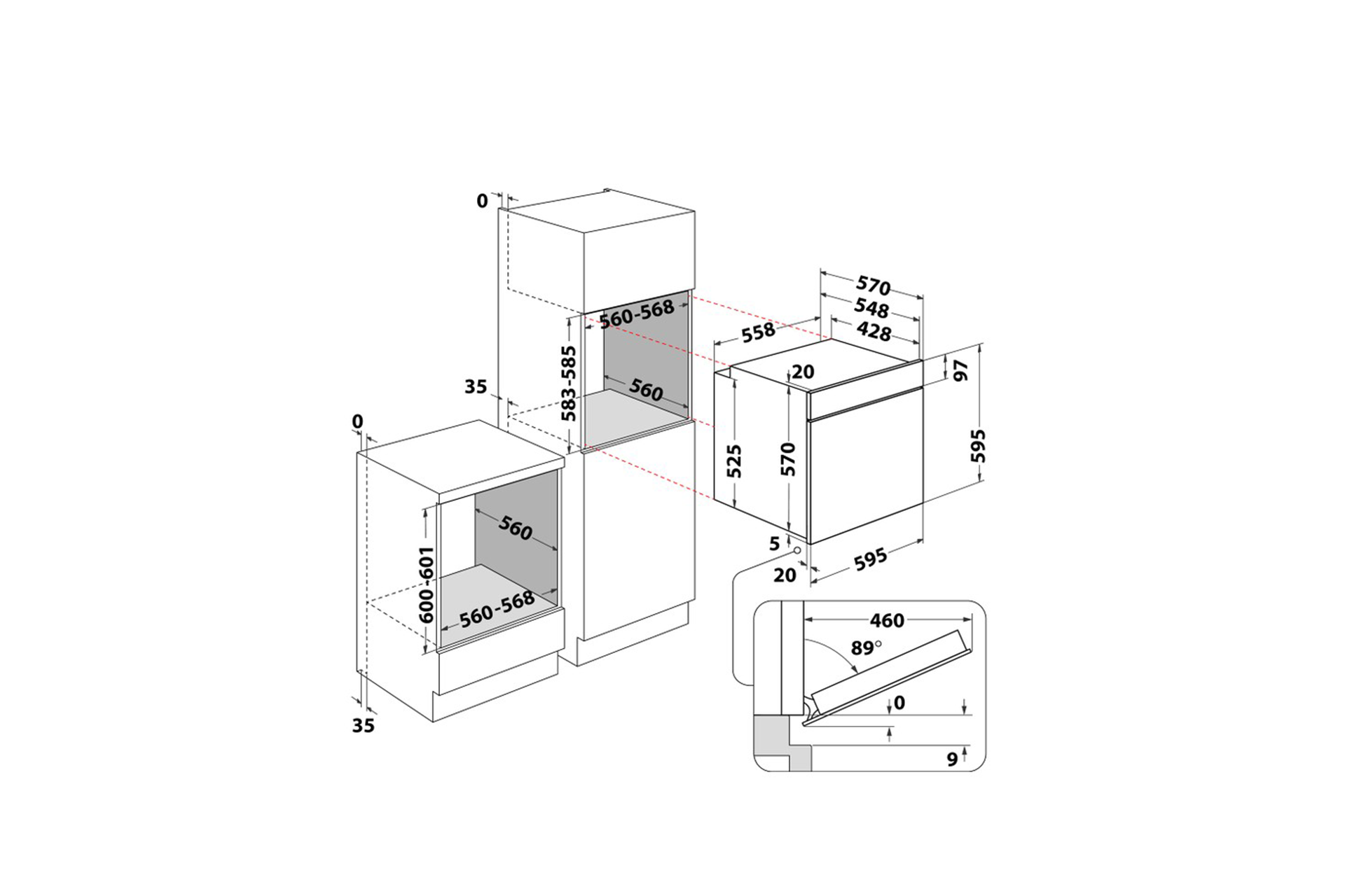 Cuptor electric Whirlpool OMSK58HU1SX - imagine 6