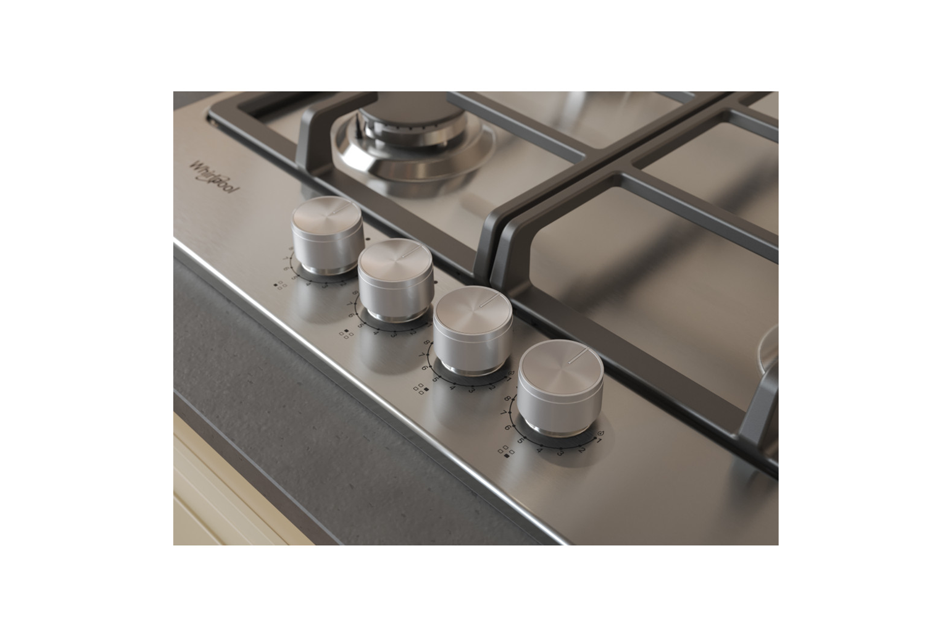 Plită gaz Whirlpool TKRL 661 IX EU - imagine 5
